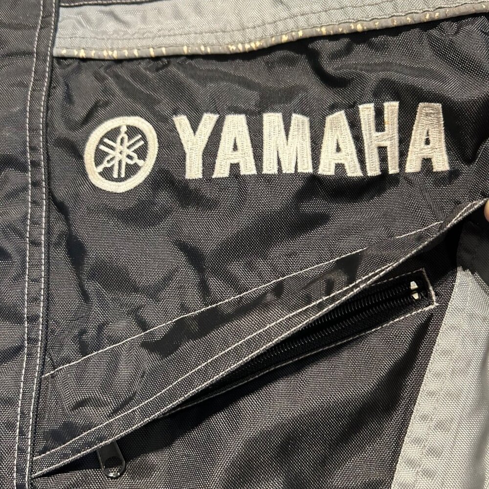 VTG Yamaha Racing Team FXR Jacket Silver Black Made in Korea Size LT Motorsport - Picture 3 of 16